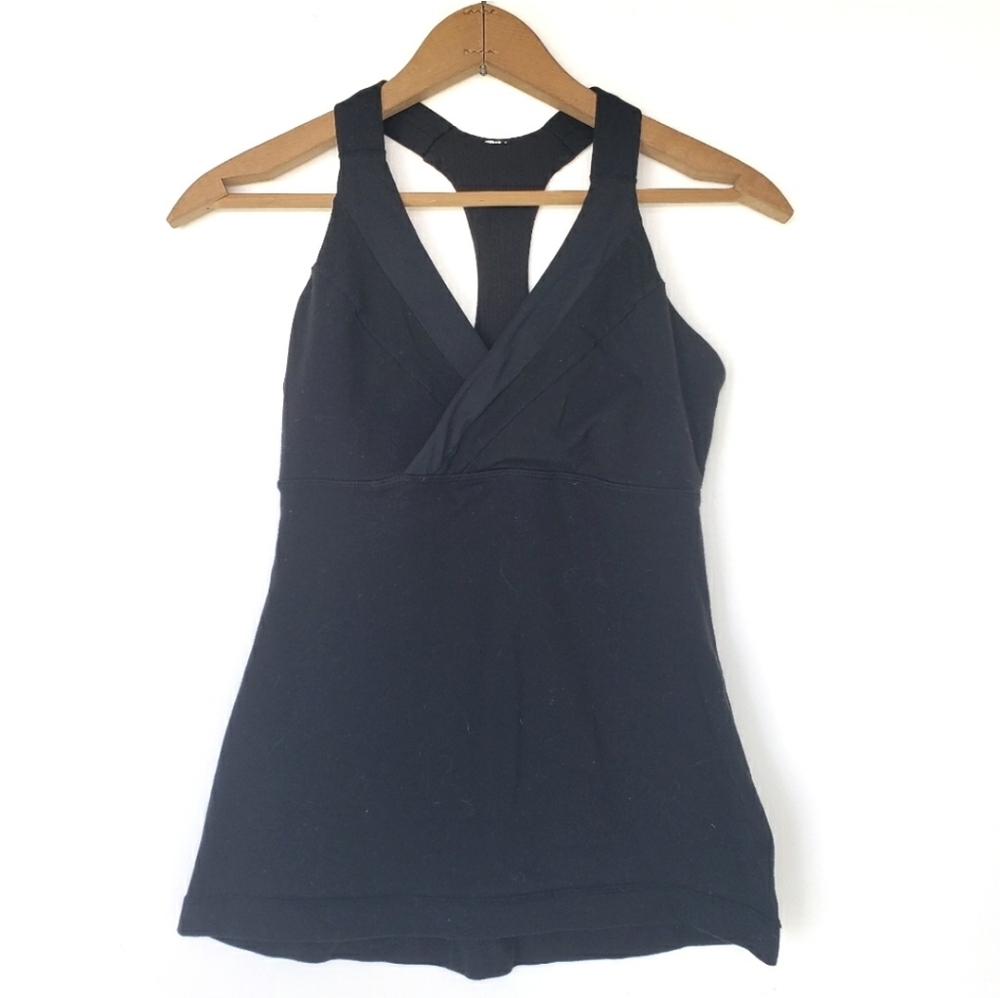Lululemon Deep Breath Black Tank